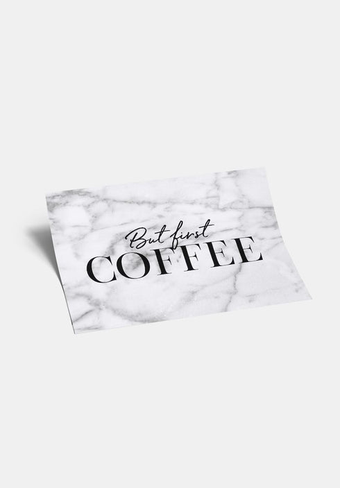 Aber erstes Kaffeeplakat